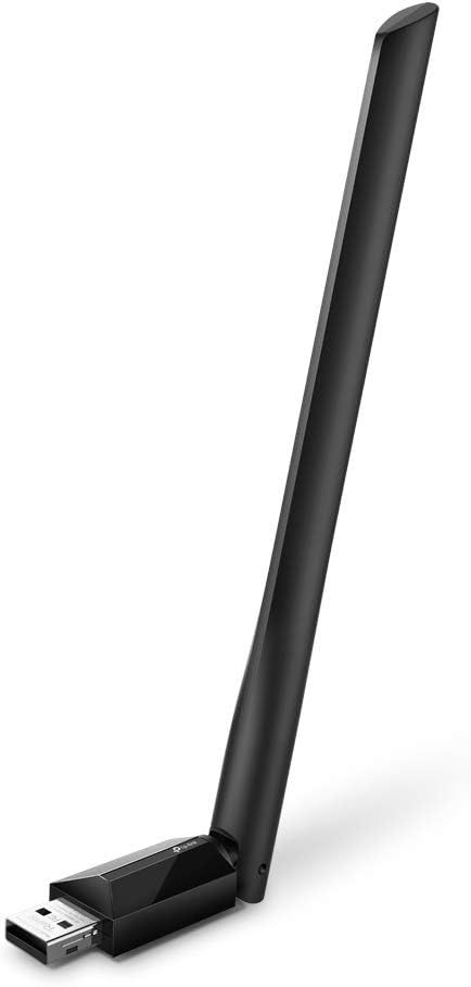 Clave WiFi Archer T2U Plus - AC600 Mbps, Antena de Ganancia Elevada 5dBi, Garantía de 3 Años