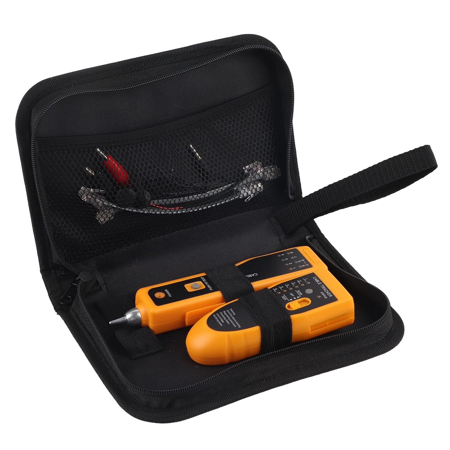 Electrical Cable Tracer, Multifunction Portable Cable Tracker RJ11/RJ45 Ethernet LAN Toner Network Cable Tester