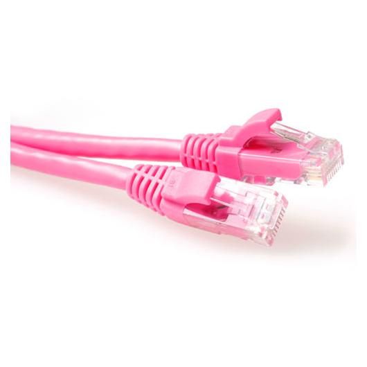 ACT Cat6A UTP 0.5m Network Cable - Rose
