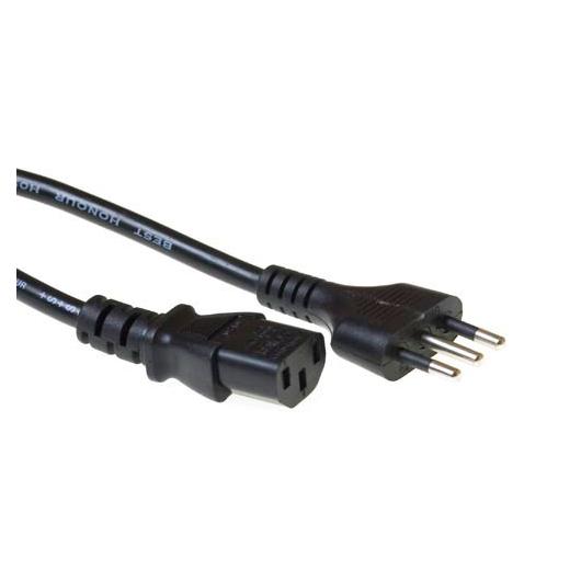 ACT AK5066 Power Cable, 2.5m, L Plug to C13 Coupler