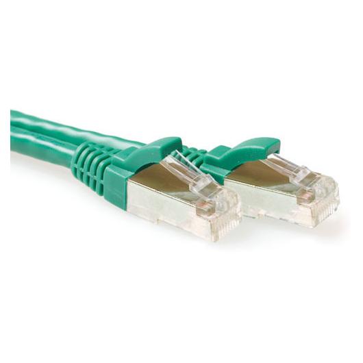 Act Network Cable Green 1 m Cat6a S/FTP (S-STP)
