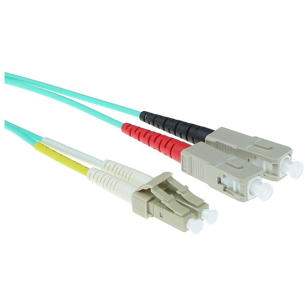 ACT RL8602 InfiniBand and Fiber Optic Cable 2m LC SC Blue