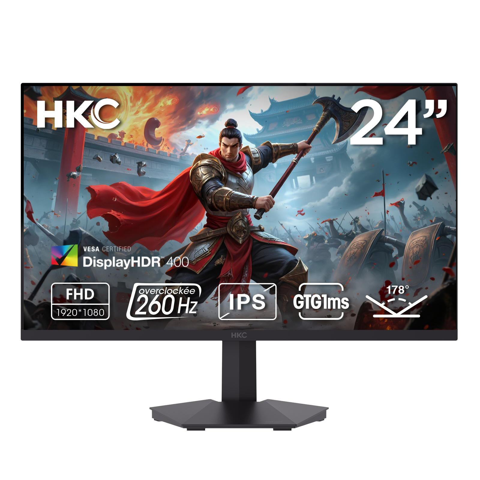 Samsung MG24H39FS 24-inch Fast IPS Full HD Display - 240Hz 260Hz Overclocked