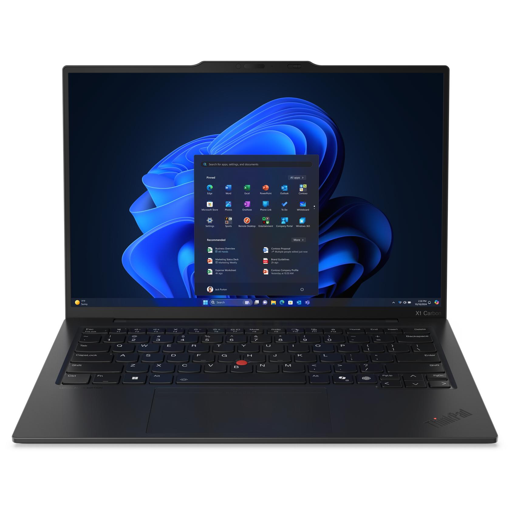 Ordinateur portable Lenovo ThinkPad X1 Carbon Gen 13 Edition Aura, Intel Core i5-225U