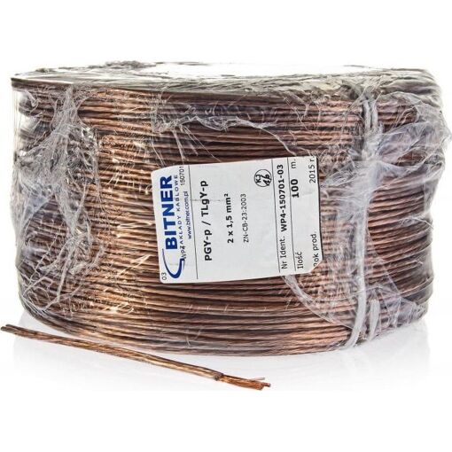 BITNER BiTsound PGY-p Speaker Cable 2x1.5mm Roll 100m