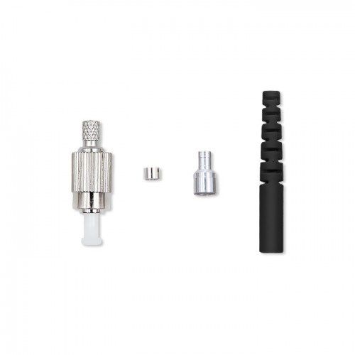 Conector óptico de fibra Qoltec FC 54444 (Tamaño: 0,25 mm, Color: Negro, Capacidad: No aplicable)
