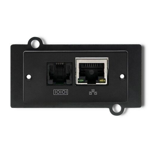 Módulo SNMP de Qoltec para UPS (Tamaño: 100x75x30 mm, Color: Negro, Capacidad: N/A)
