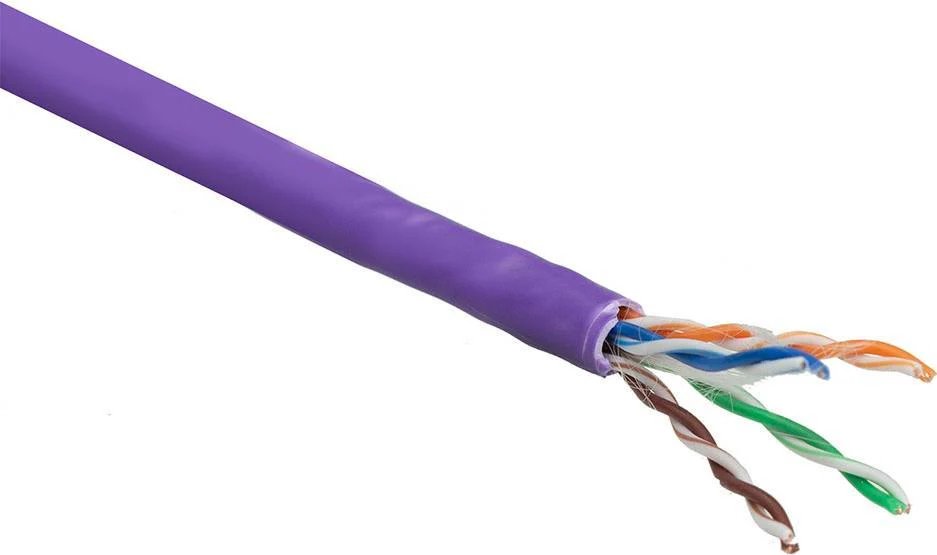 ACT Cat 6 Solid Installation Cable, 24AWG, Violet, 305m (XS6003)