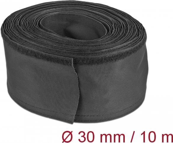 Cubierta para cables Delock, 10 m, Negro (19216)
