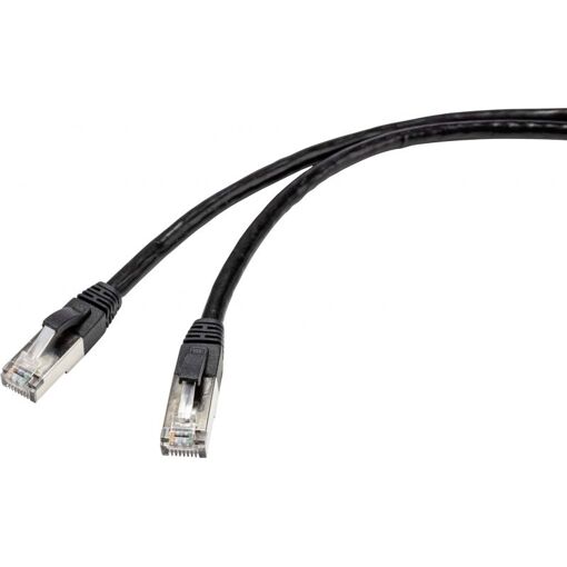 Câble réseau Renkforce Cat6a, 60 m, Noir (RF-4538208)