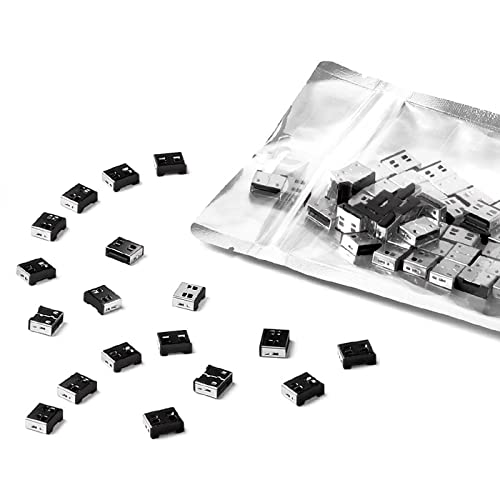 Smartkeeper UL03P2BK USB Type-A Interface Blocker with Key - Black (100 Pack)