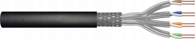 Digitus Outdoor Cat.7 S/FTP Cable, 100m Black