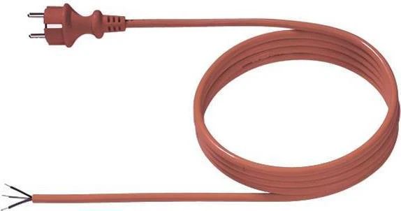 Bachmann Stromkabel - 30mm Stripped Lead with CEE 7/7 (M) Plug - 16A, 5m, Orange