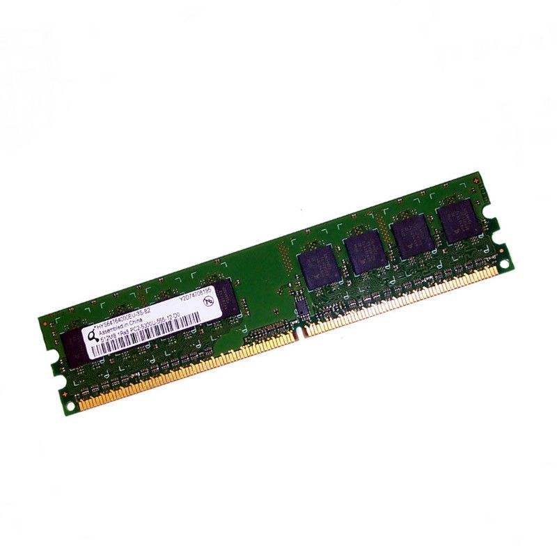 Qimonda 512MB RAM HYS64T64000EU-3S-B2 240-Pin DIMM DDR2 PC2-5300U 667MHz 1Rx8 CL5