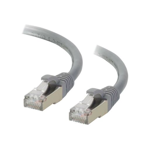 Cable de red C2G Cat6a blindado con suela - 0.5 m - STP - CAT 6a - moldeado, sin gancho, bloqueado