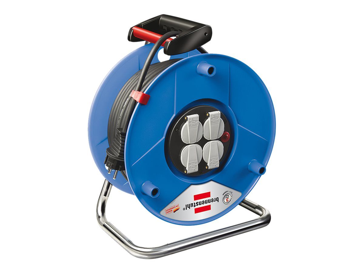 Brennenstuhl Garant Export Extension Reel - 4-25m Cable - Black