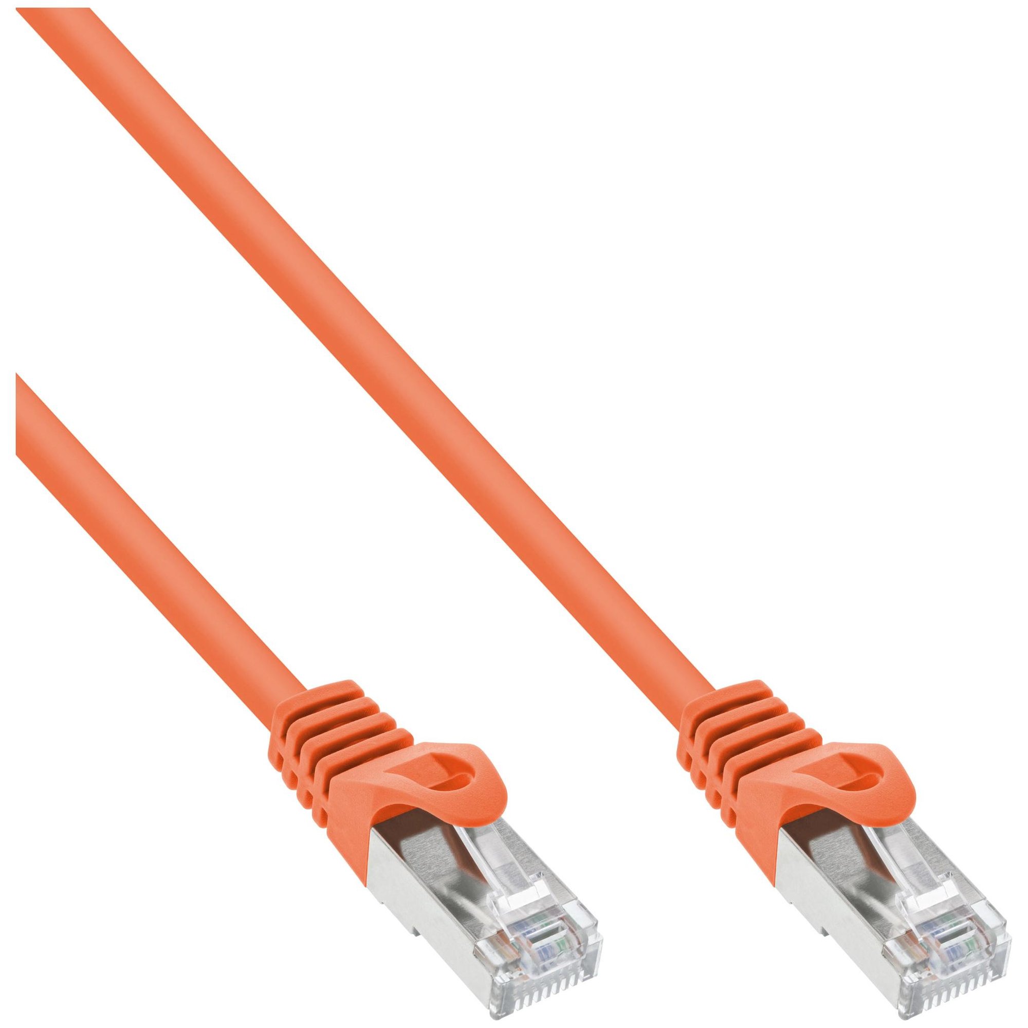 InLine Cat5e SF/UTP (S-FTP) 7.5m Network Cable - Orange