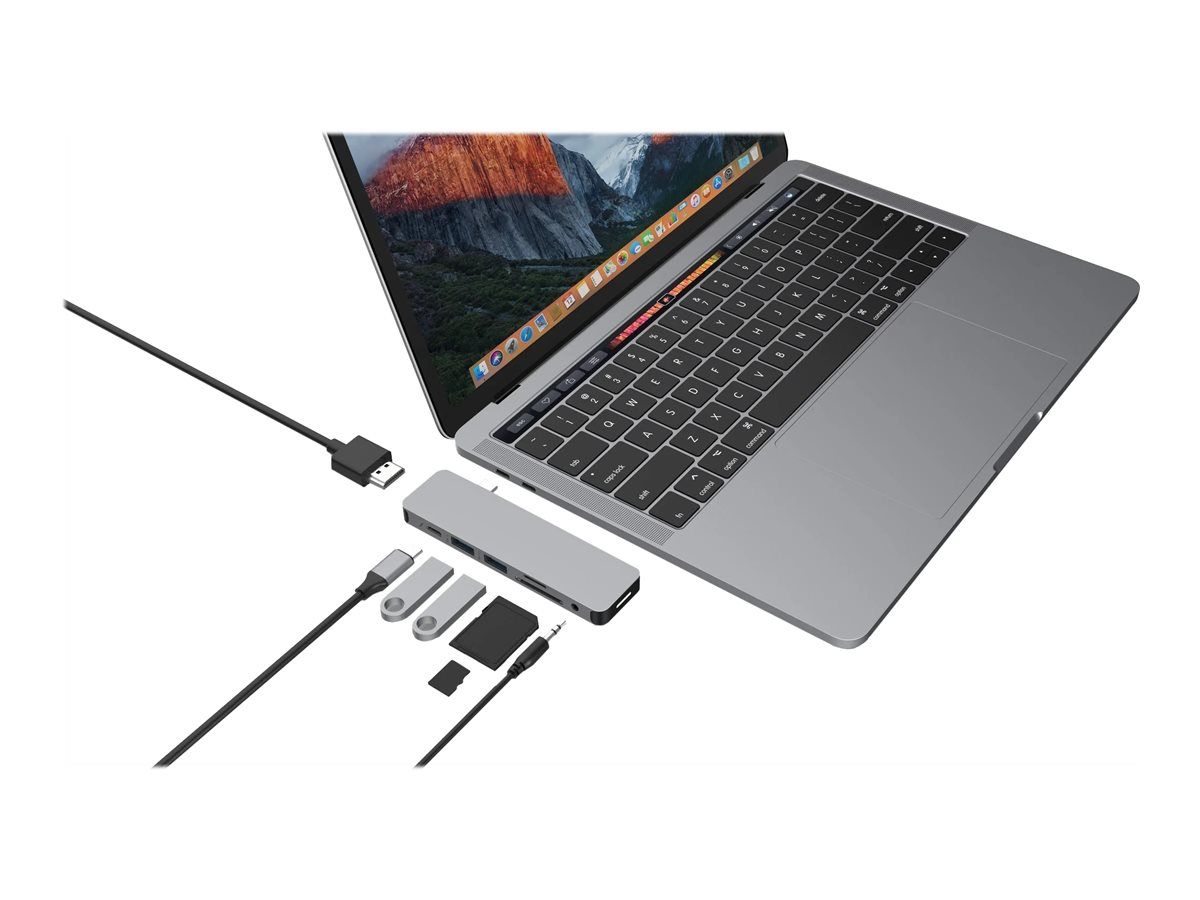 Hub Targus HyperDrive Solo 7 en 1 con USB-C y HDMI
