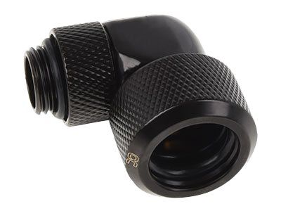 Alphacool 16mm HardTube Compression Fitting, 90° Rotatable G1/4