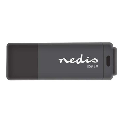 Nedis USB Flash Drive - 64GB - USB 3.0 - Black