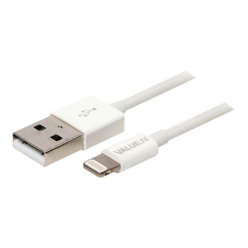 Câble Nedis Valueline Lightning - 3 m, Blanc