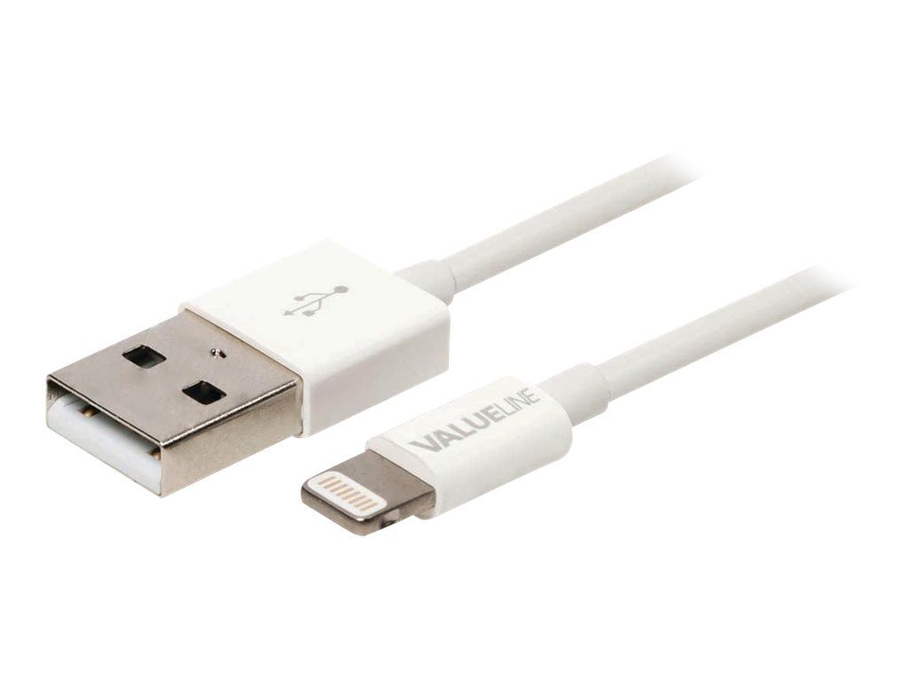 Nedis Valueline Lightning Cable - 2m, White