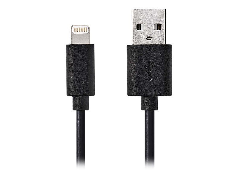 Cable Lightning Nedis - 1m Negro
