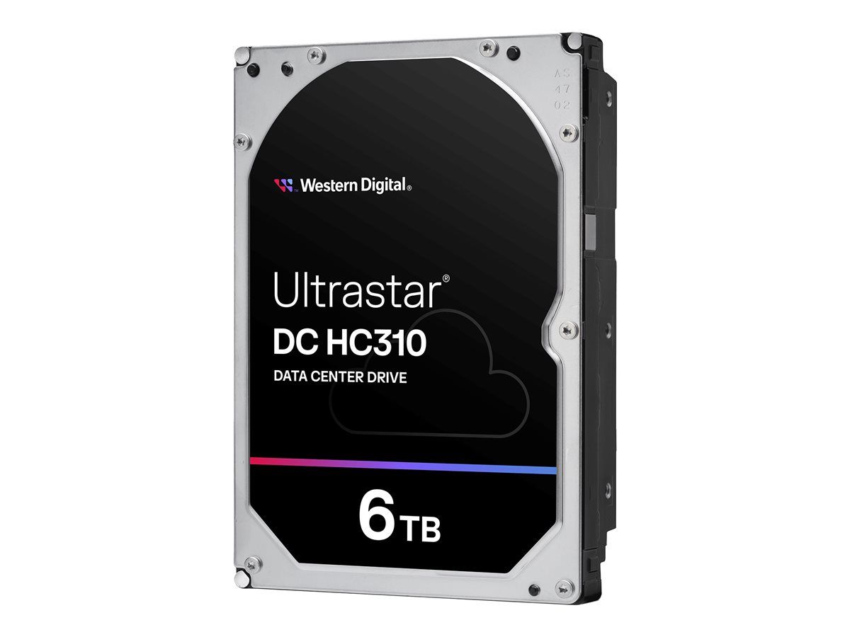 Western Digital Ultrastar DC HC310 - 6TB Internal Hard Drive - 3.5" SATA 6Gb/s, 7200 RPM, 256MB Cache