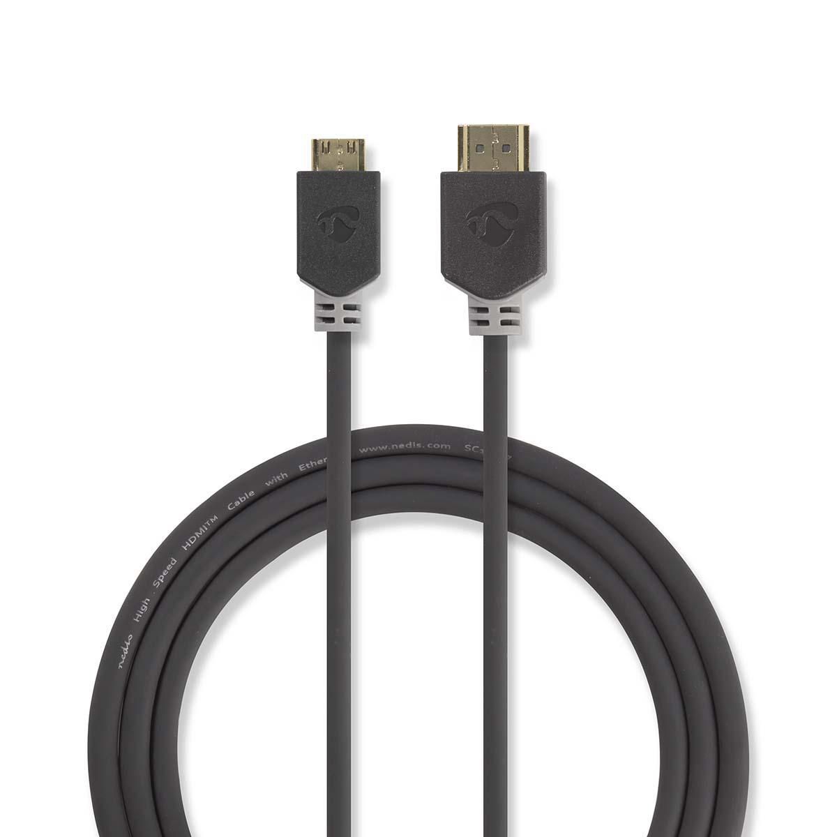 Cable HDMI con Ethernet de Nedis - 2 m, Redondo