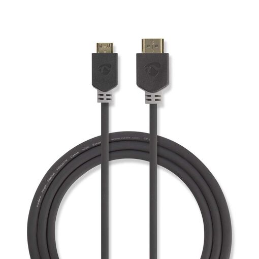 Câble HDMI Nedis avec Ethernet - 2 m, Rond