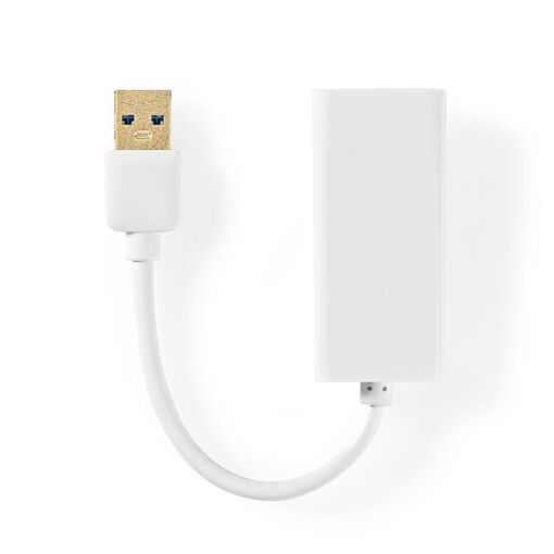 Adaptateur Nedis USB 3.0 - USB-A Mâle à RJ45 Femelle 1 Gbit 0,2 m Blanc
