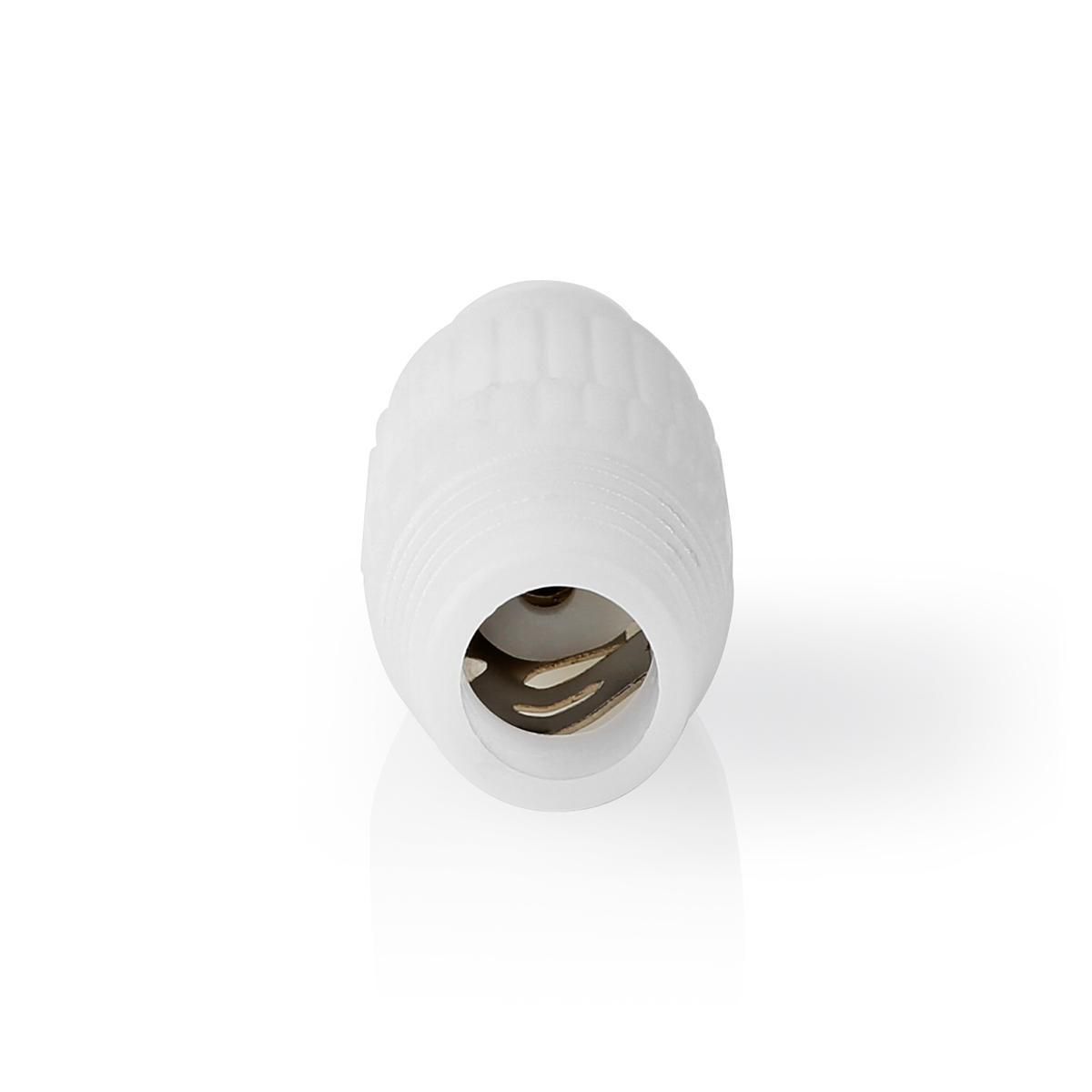 Conector de cable coaxial Nedis, Blanco