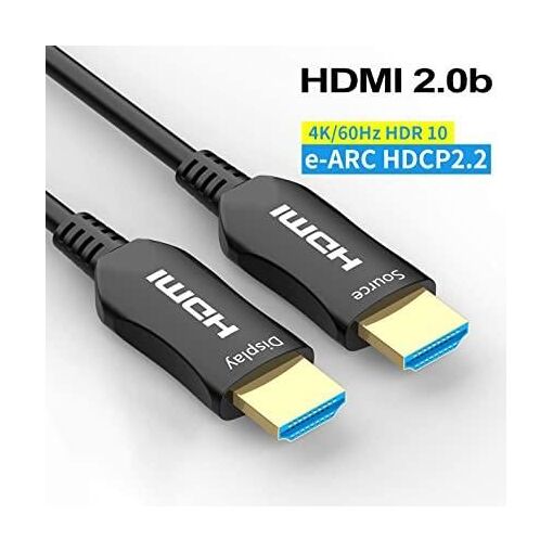 MCL Active HDMI Cable with Ethernet - 10m, Black