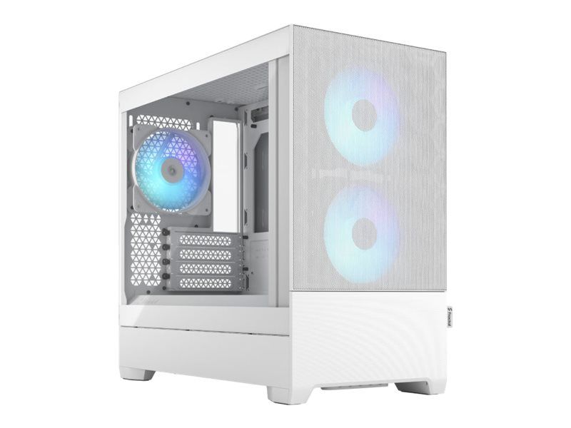 Fractal Design Pop Mini Air RGB - Tour - micro ATX Case - Tempered Glass Panel - No Power Supply (ATX) - White TG Dark Tint - USB/Audio - for Fractal Design Model D, Type D