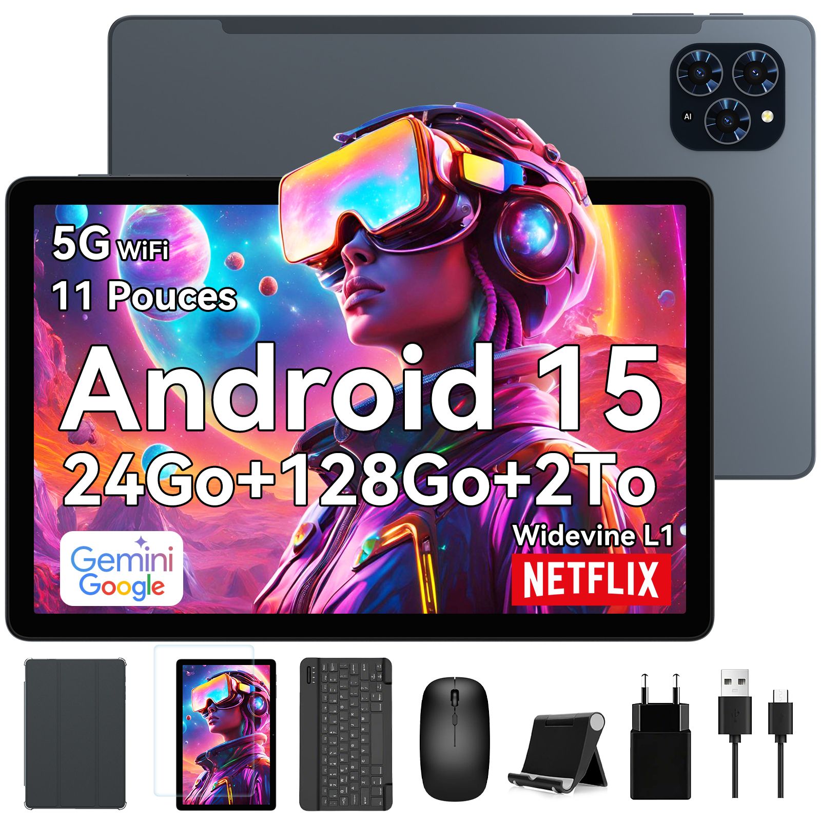 Tableta táctil Blackview TABWEE T90 de 11 pulgadas FHD