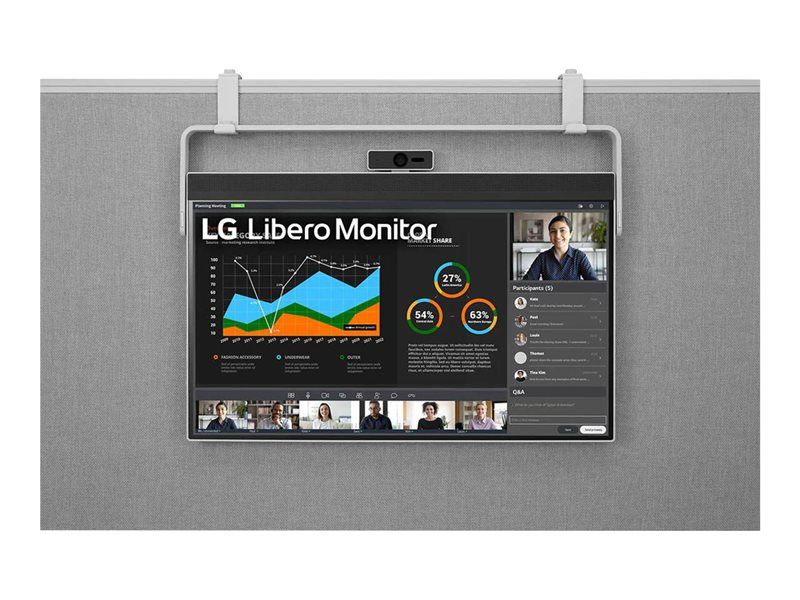 LG 27BQ70QC-S - Libero Series LED Monitor - 27" QHD IPS - Black/Gray