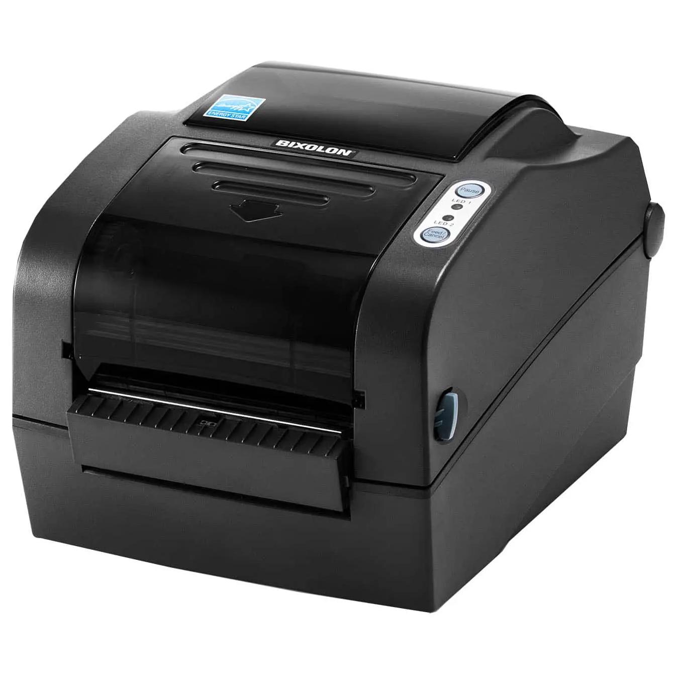 Bixolon SLP-TX420 - Label Printer - Direct Thermal/Thermal Transfer - Roll (11 cm) - 203 dpi - up to 178 mm/sec - Parallel, USB, LAN, Serial - Dark Gray