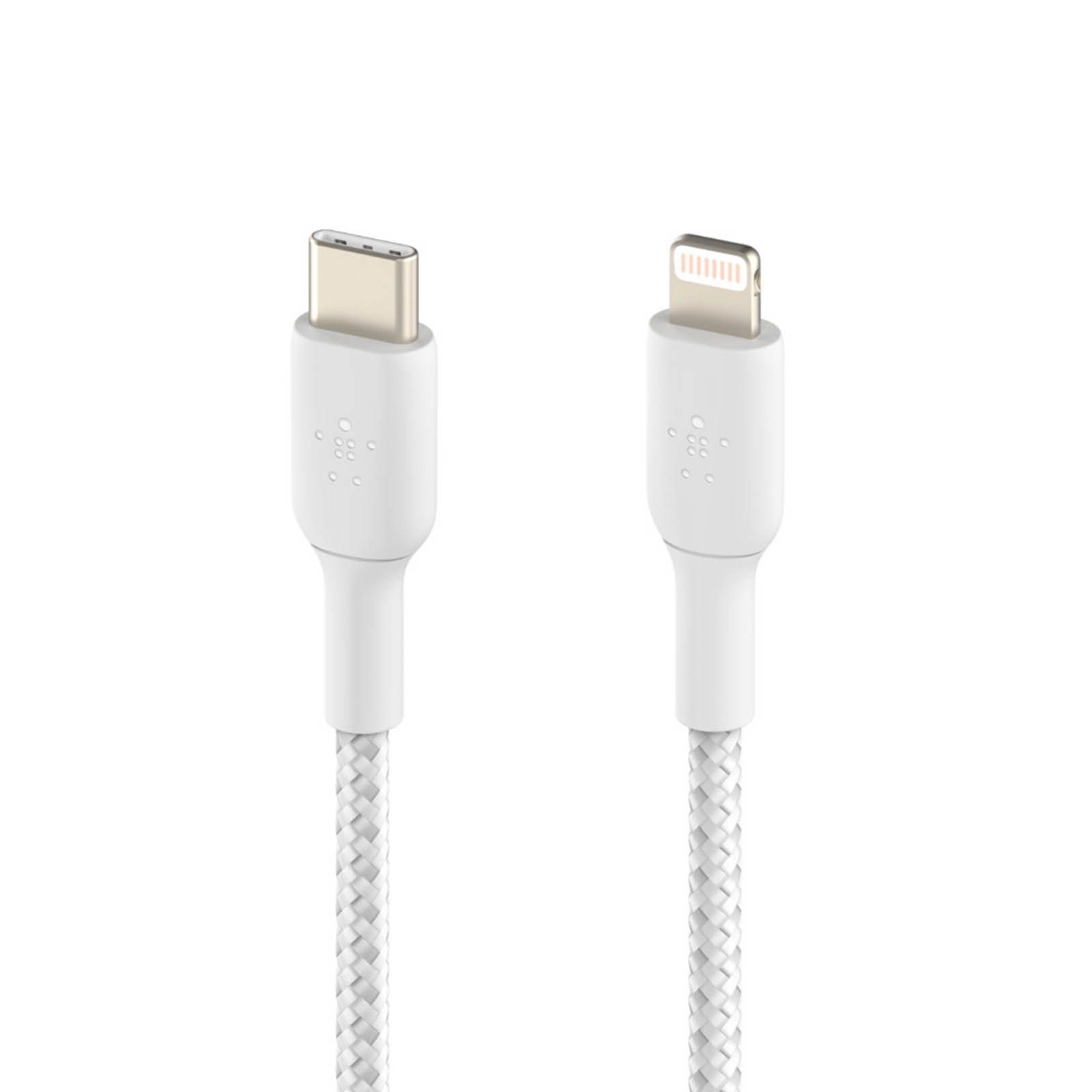 Belkin 18W USB-C to Lightning Cable, 1m, White