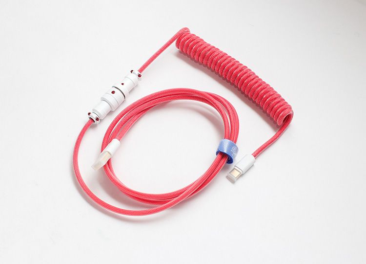 Câble Ducky USB-C vers A, 1,8 m, Rose