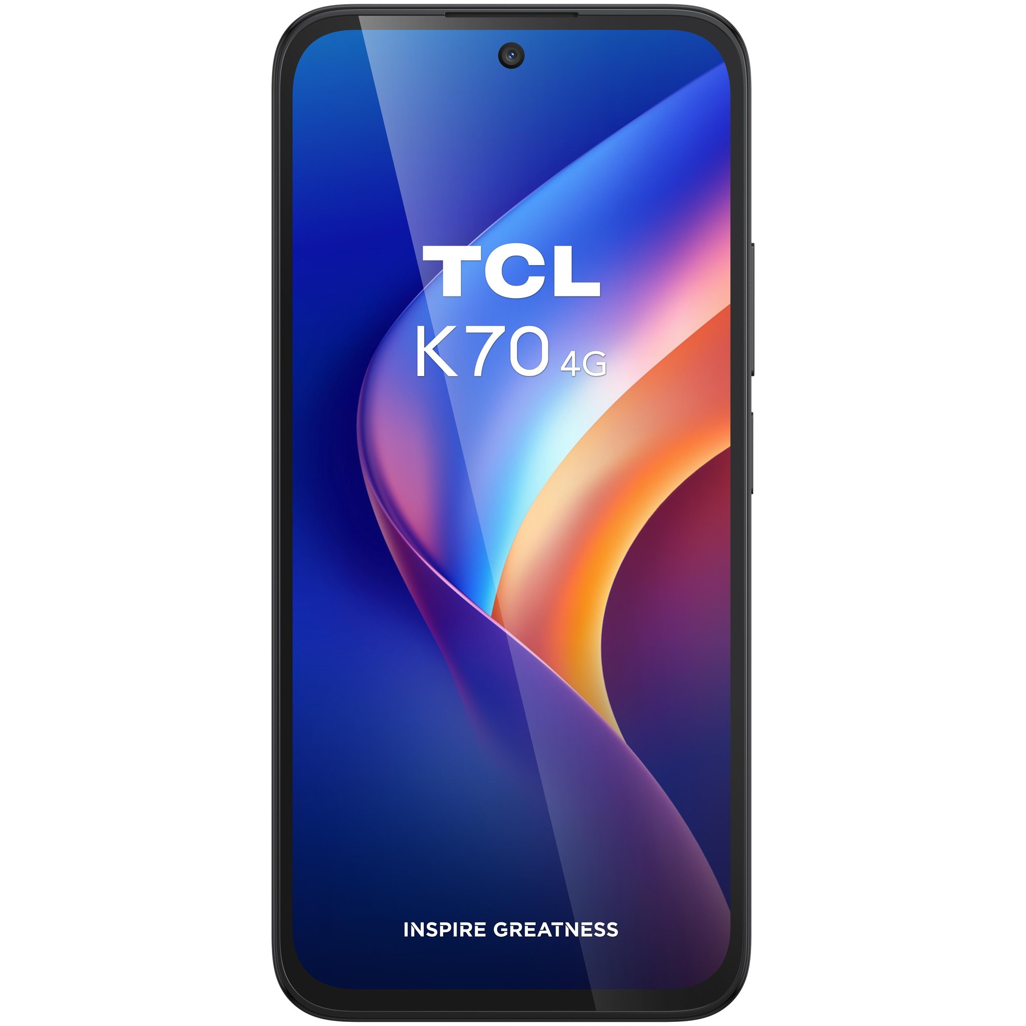 TCL K70 4G Smartphone - 6.8" HD+ Display, 4GB RAM, 128GB Storage, 50MP Dual Cam, Android 16.0, 5200mAh Battery, Blue