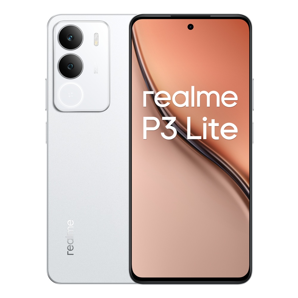 Realme P3 lite 4G - 8GB RAM, 256GB Storage, White