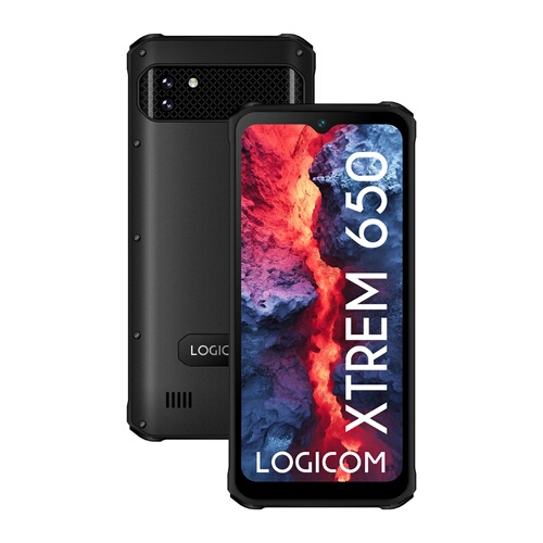 Logicom Xtrem 650 Smartphone - 6.51" Double SIM, 128GB, Black
