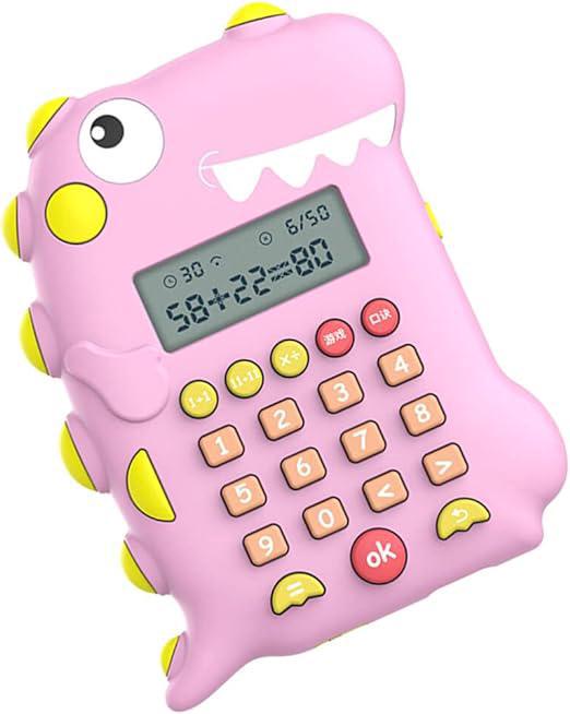 Calculatrice pour enfants Svailse - Dinosaure rose