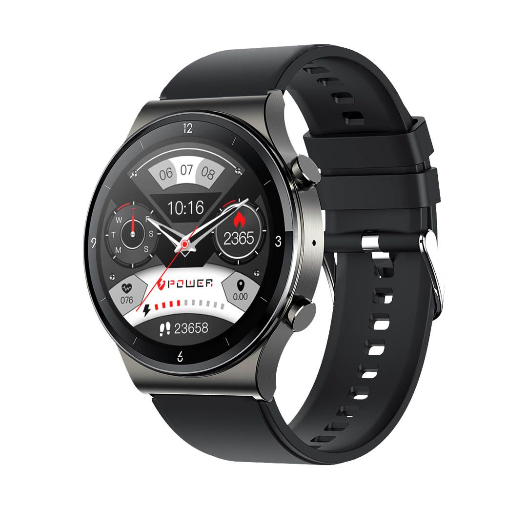 Abyx Spark 2 Smartwatch - Call Function - Built-in Music Storage - IP67 - Black
