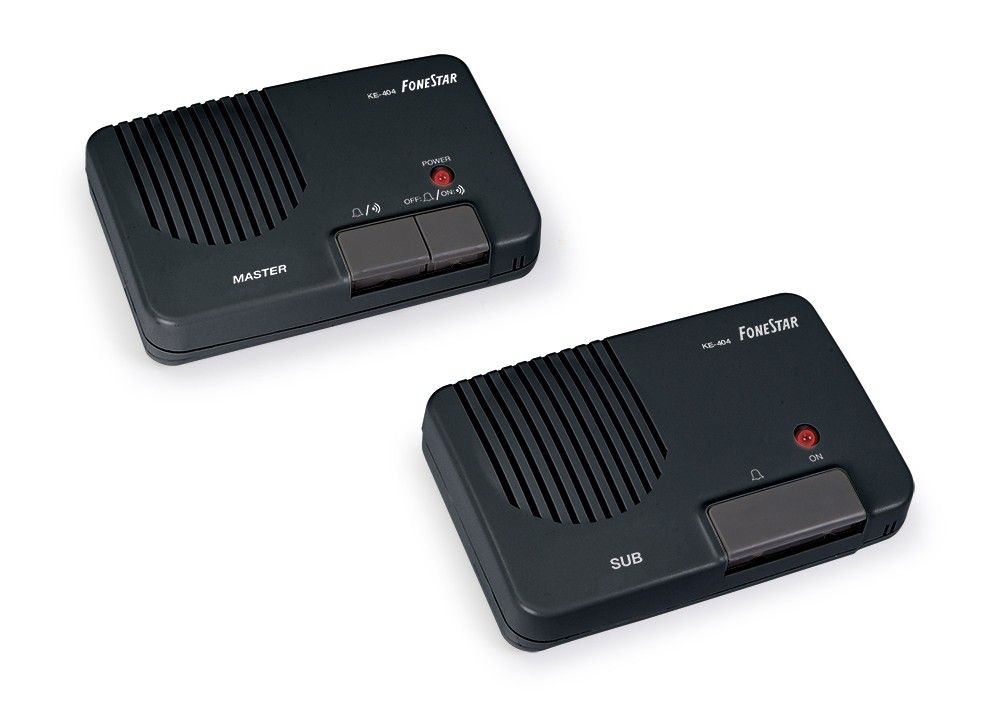 Fonestar Wired Intercom Pair, High Clarity and Power, Volume Control, Compact Size