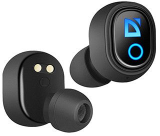 Defender Twins 639 Wired & In-Ear Bluetooth Headset with Micro-USB, Black