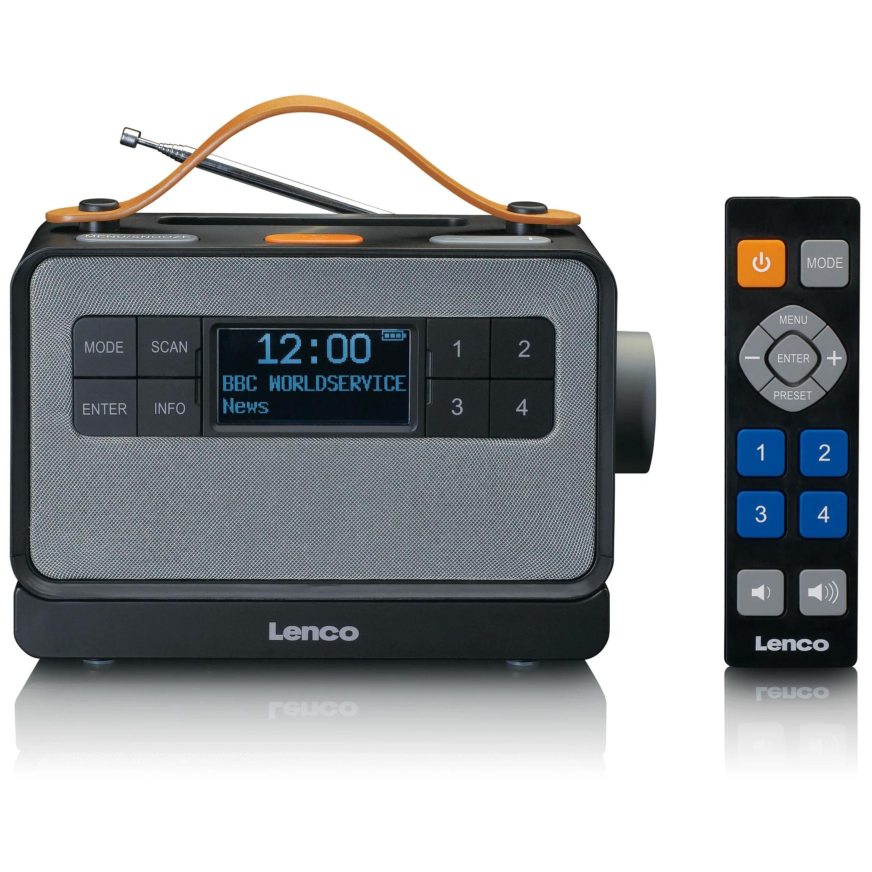 Lenco Digital Portable Radio, Black (PDR-065BK)