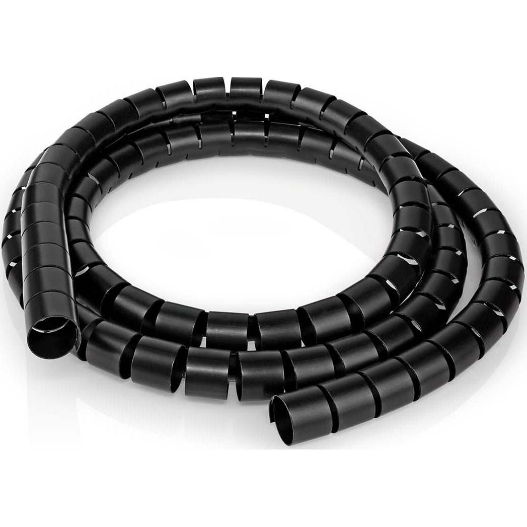 Nedis Spiral Cable Tie 28mm, 2m Black