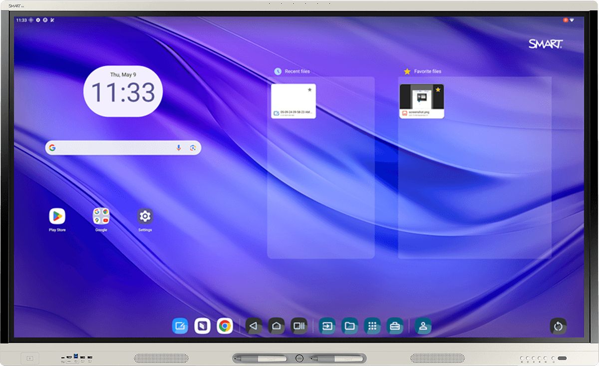 Smart Board MX065-V5 - 65" Interactive Display with IQ LED Backlight