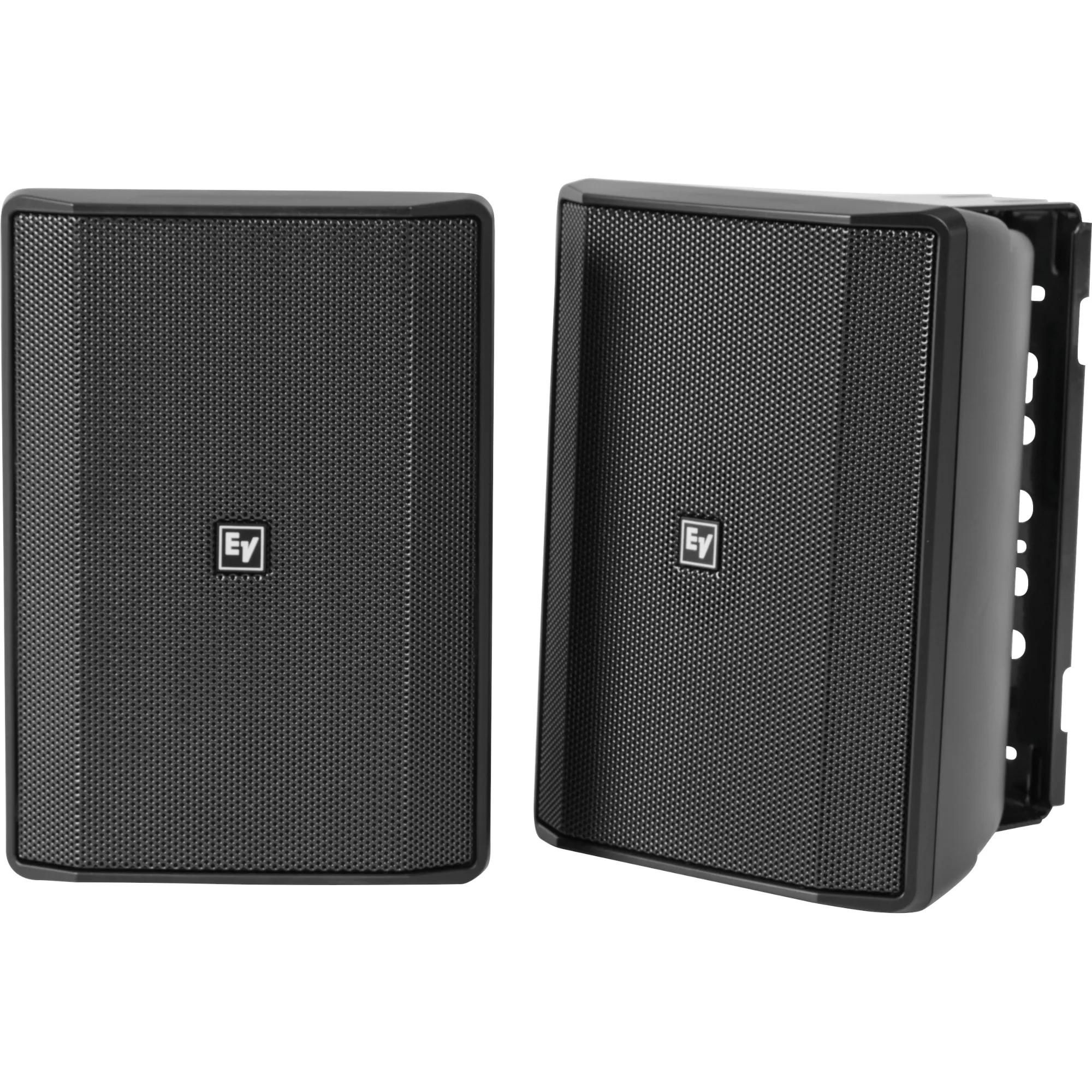 Electro-Voice EVID-S5.2XB 5.25-inch Passive Speakers, 70/100V, IP65 Weatherproof, Black